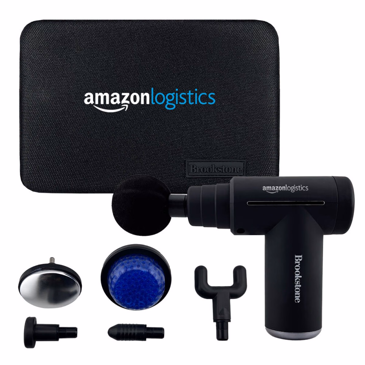 Custom Brookstone Wireless Deep Tissue Percussion Massager with Custom Logo
