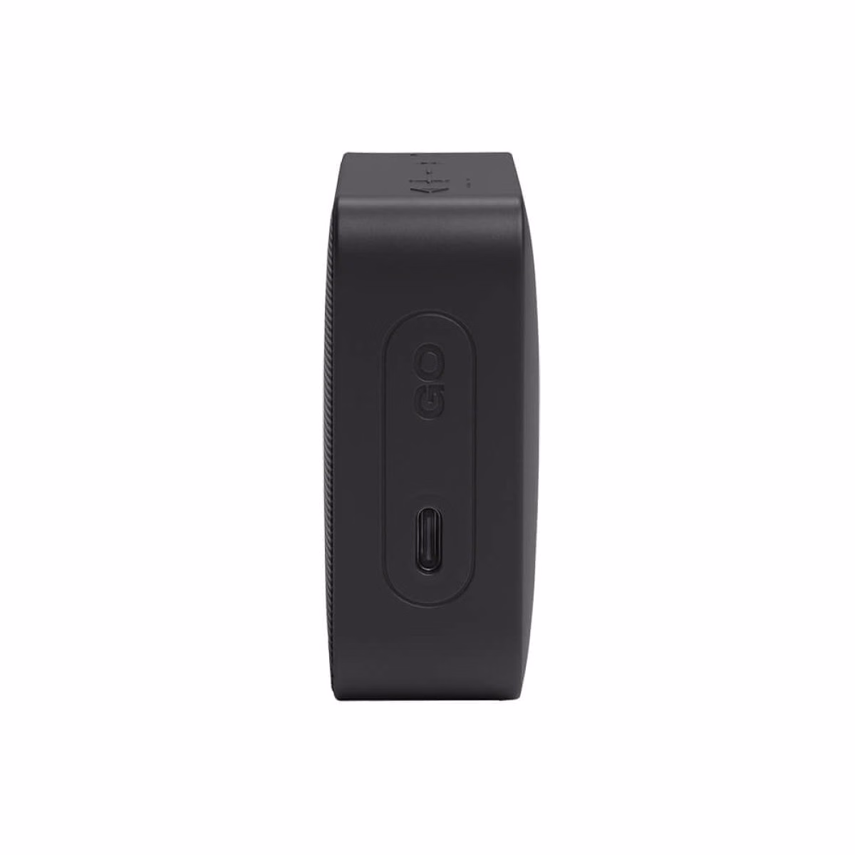 Custom JBL Go Essential 2 Bluetooth Speaker, Black, detail view