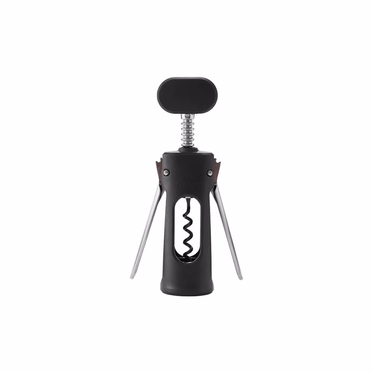 Custom Rabbit Corkscrew, Black, front view