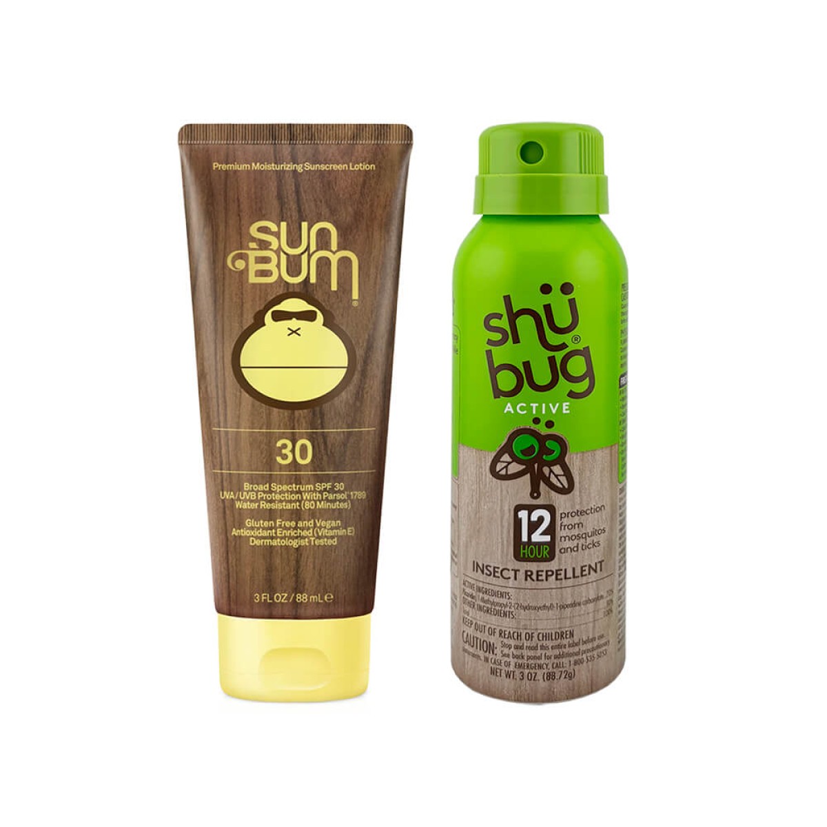 Custom Sun Bum Summer Kit, White, angle view