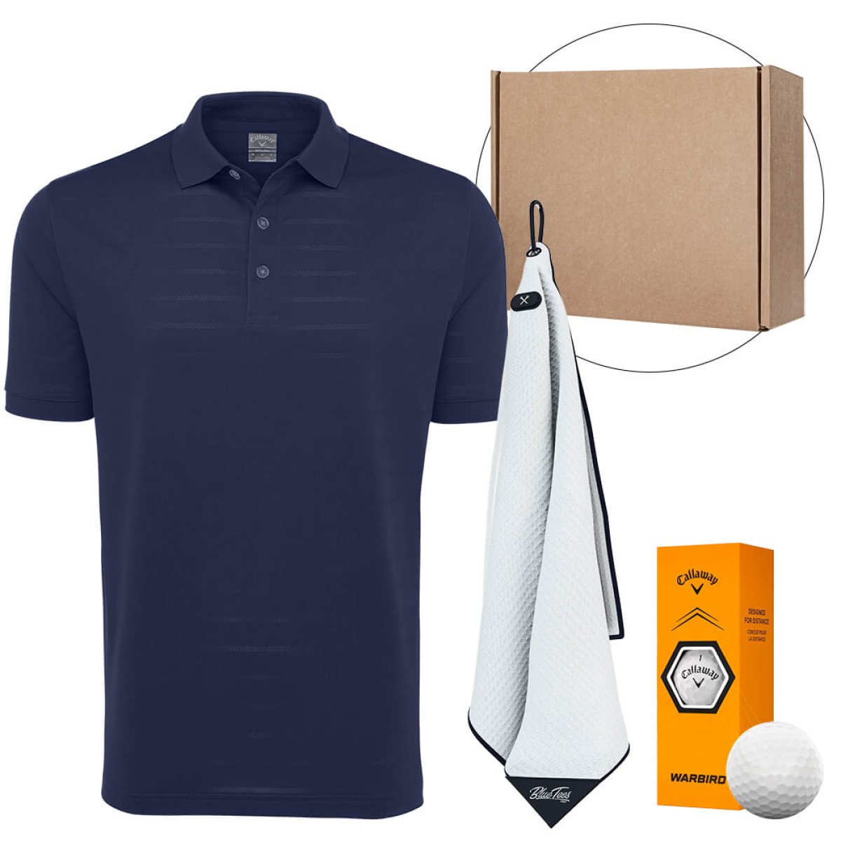 Custom Tee Time Gift Set in Special Colors - Blank