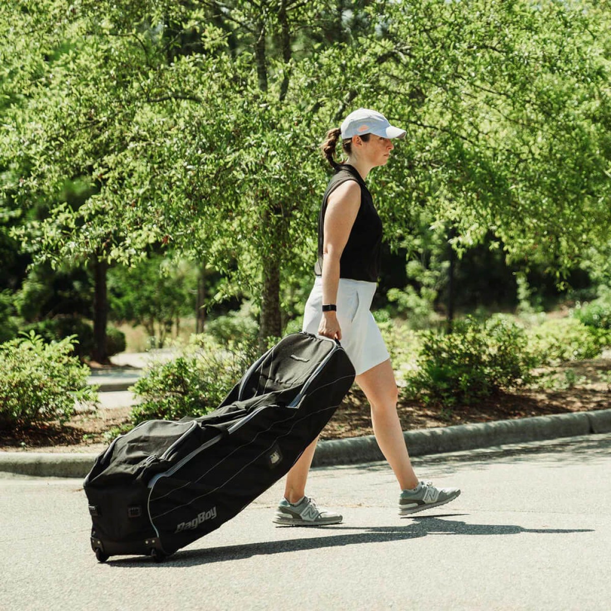 Custom Bag Boy T-500 Travel Cover in Black - Decorated