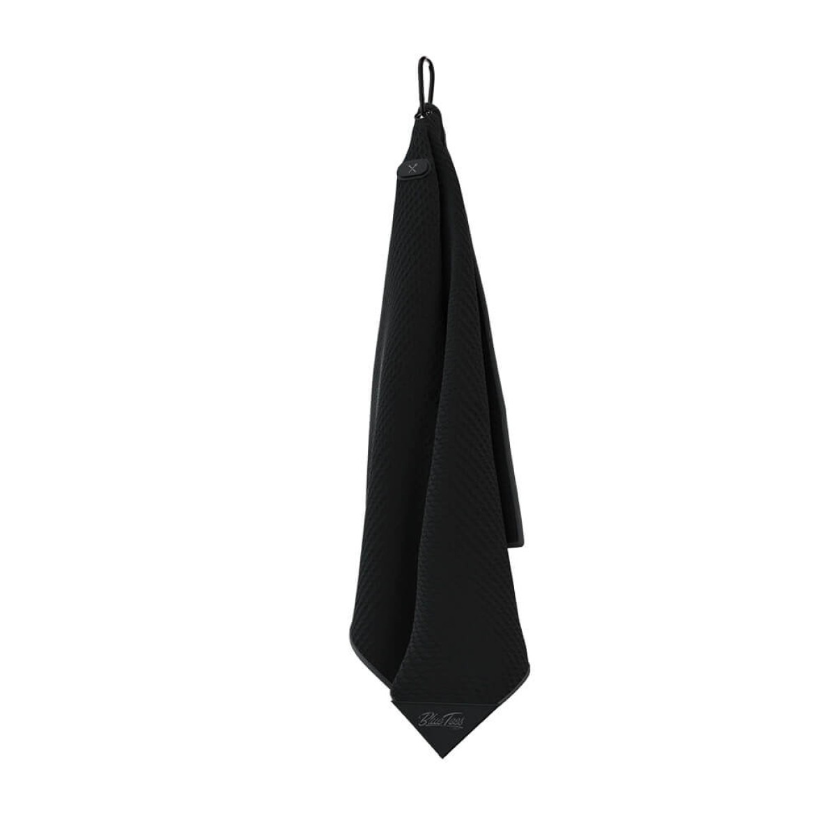Custom Blue Tees Golf Magnetic Utility Towel in Black - Blank