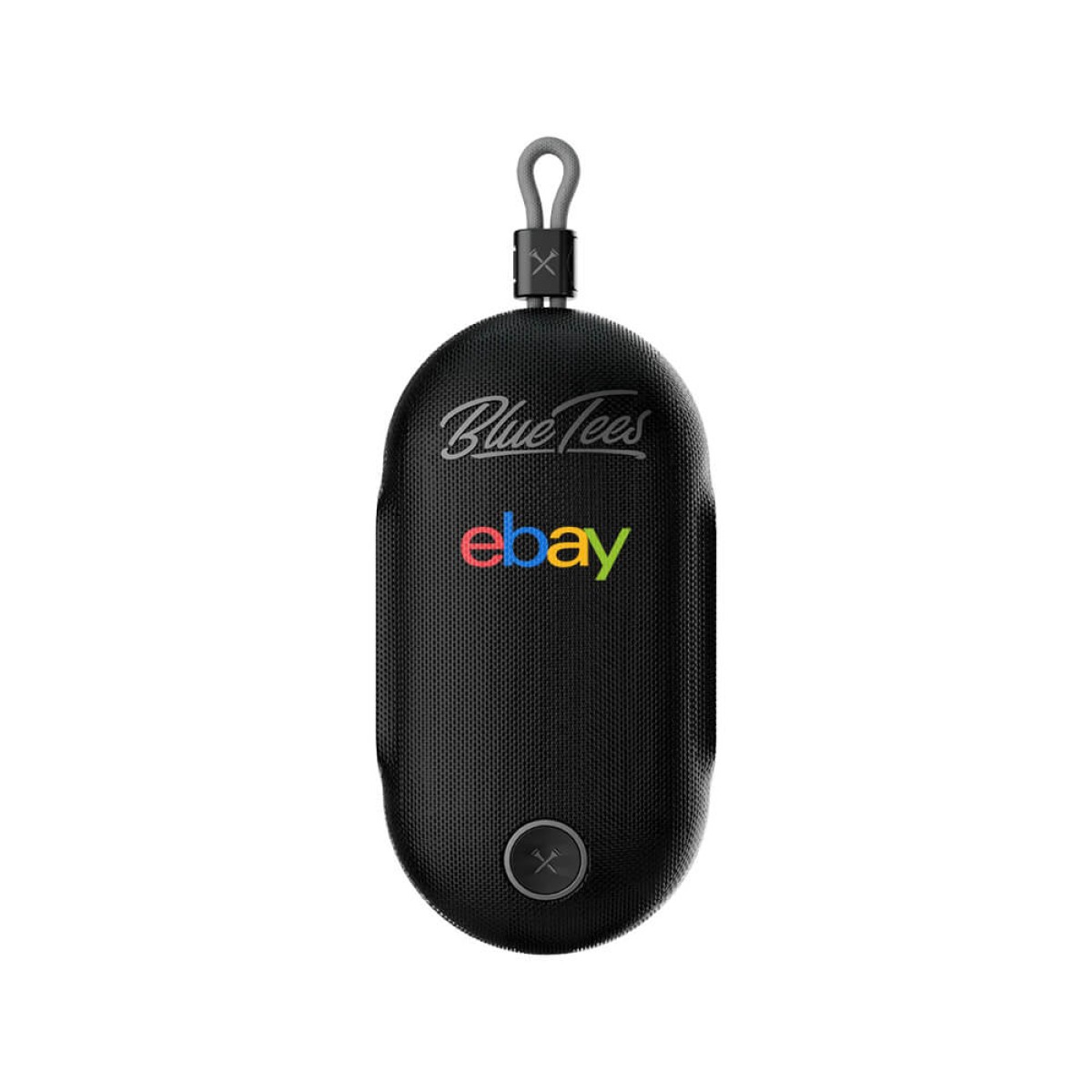 Custom Blue Tees Player Go GPS Speaker in Black - Alternate