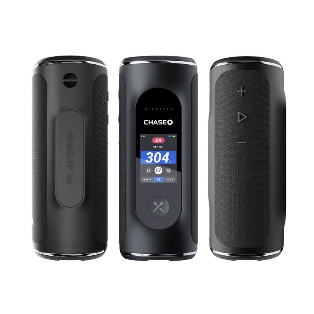 Custom Blue Tees Player Pro GPS Speaker in Black - Alternate