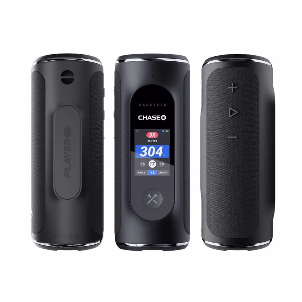 Custom Blue Tees Player Pro GPS Speaker in Black - Alternate