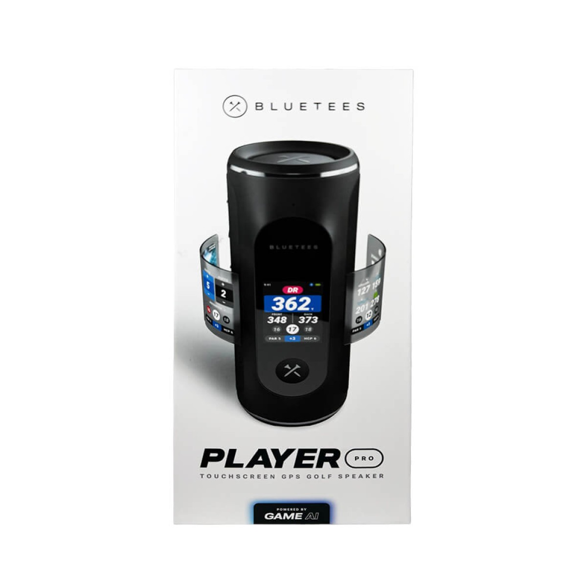 Custom Blue Tees Player Pro GPS Speaker in Black - Alternate