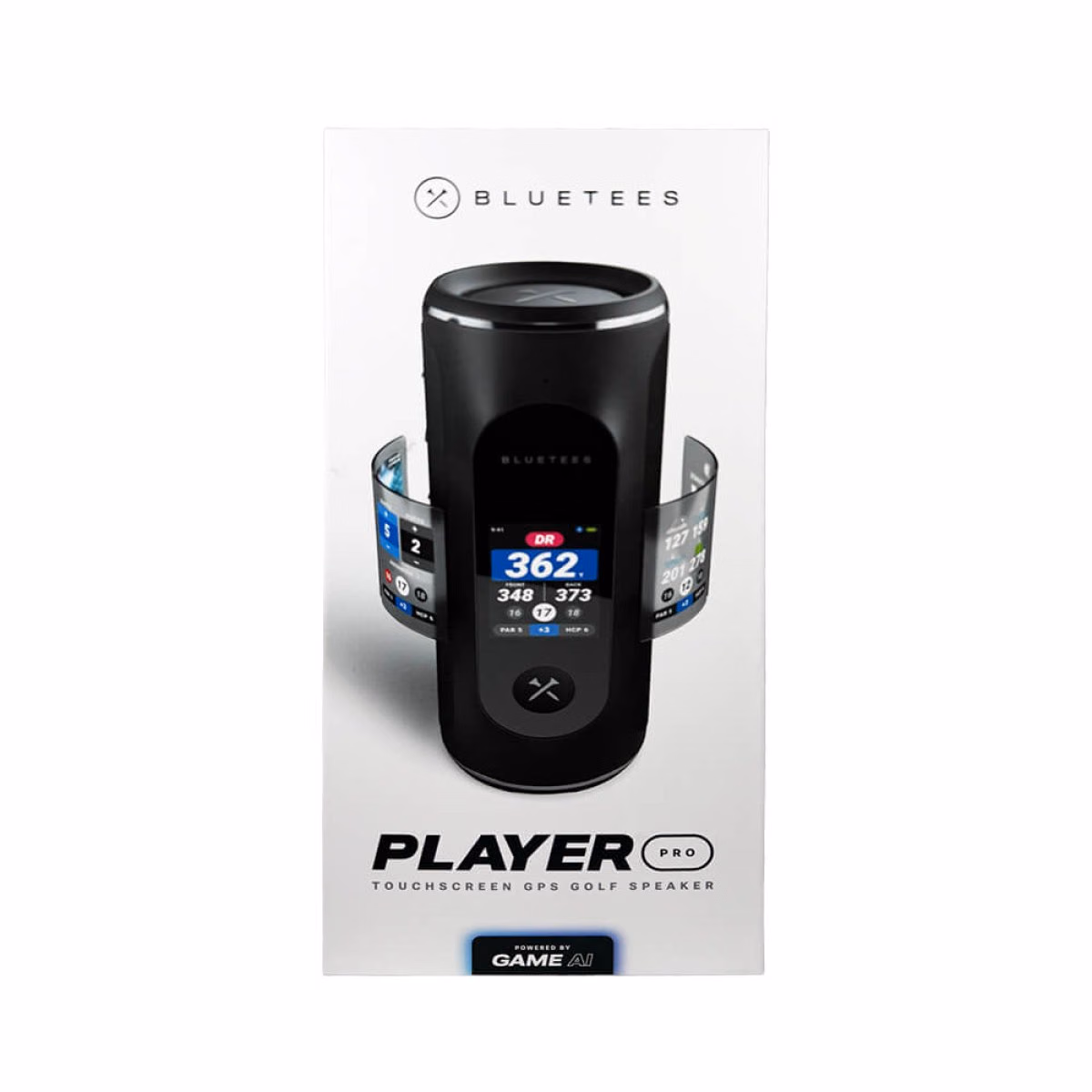 Custom Blue Tees Player Pro GPS Speaker in Black - Alternate