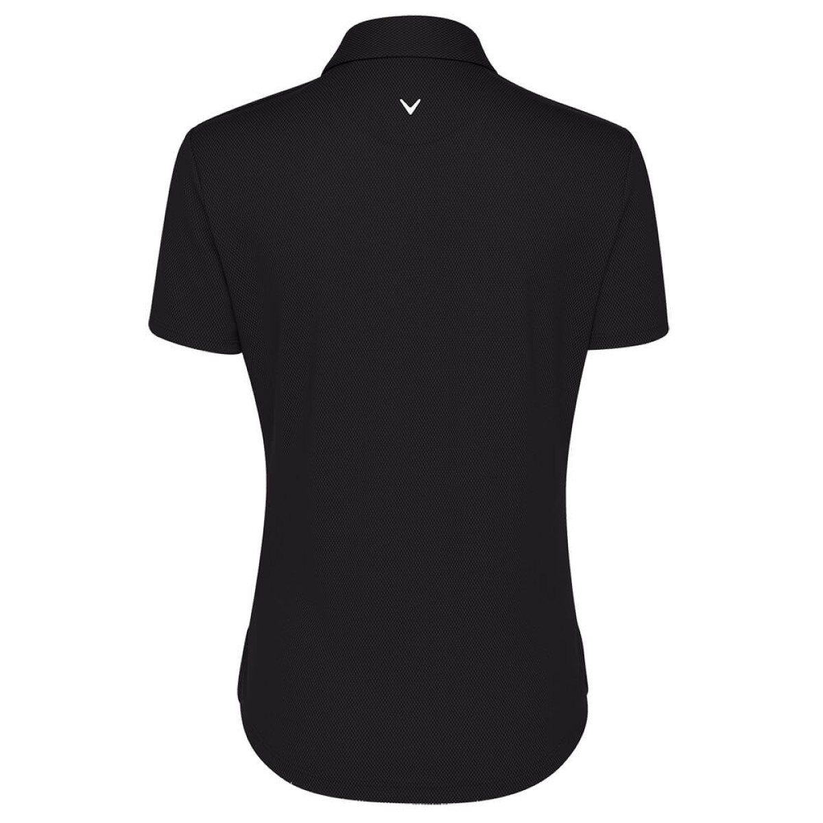 Custom Callaway Birdseye Ladies Polo in Black - Alternate