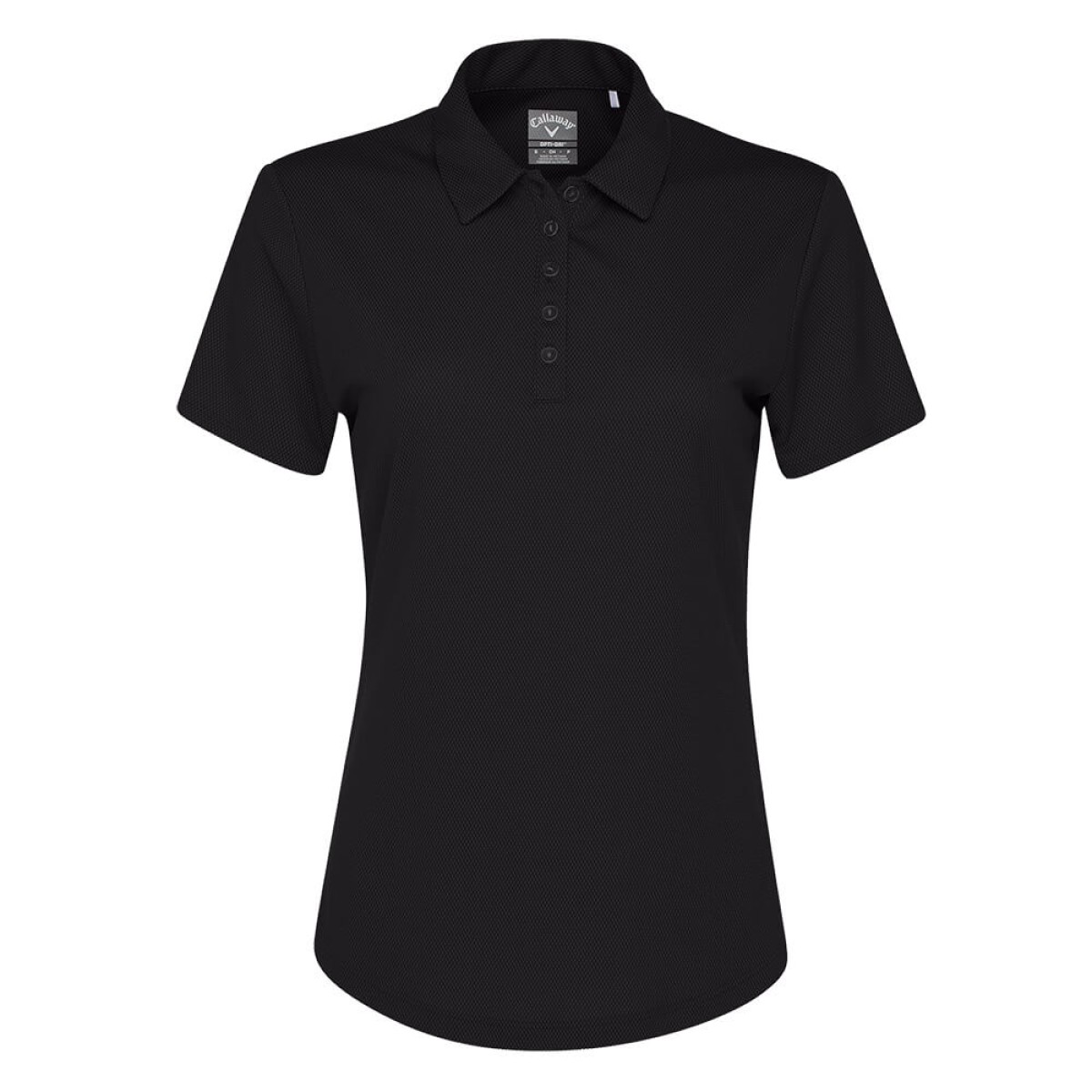 Custom Callaway Birdseye Ladies Polo in Black - Blank