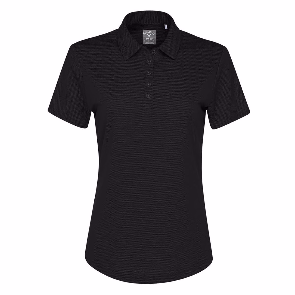 Custom Callaway Birdseye Ladies Polo in Black - Blank
