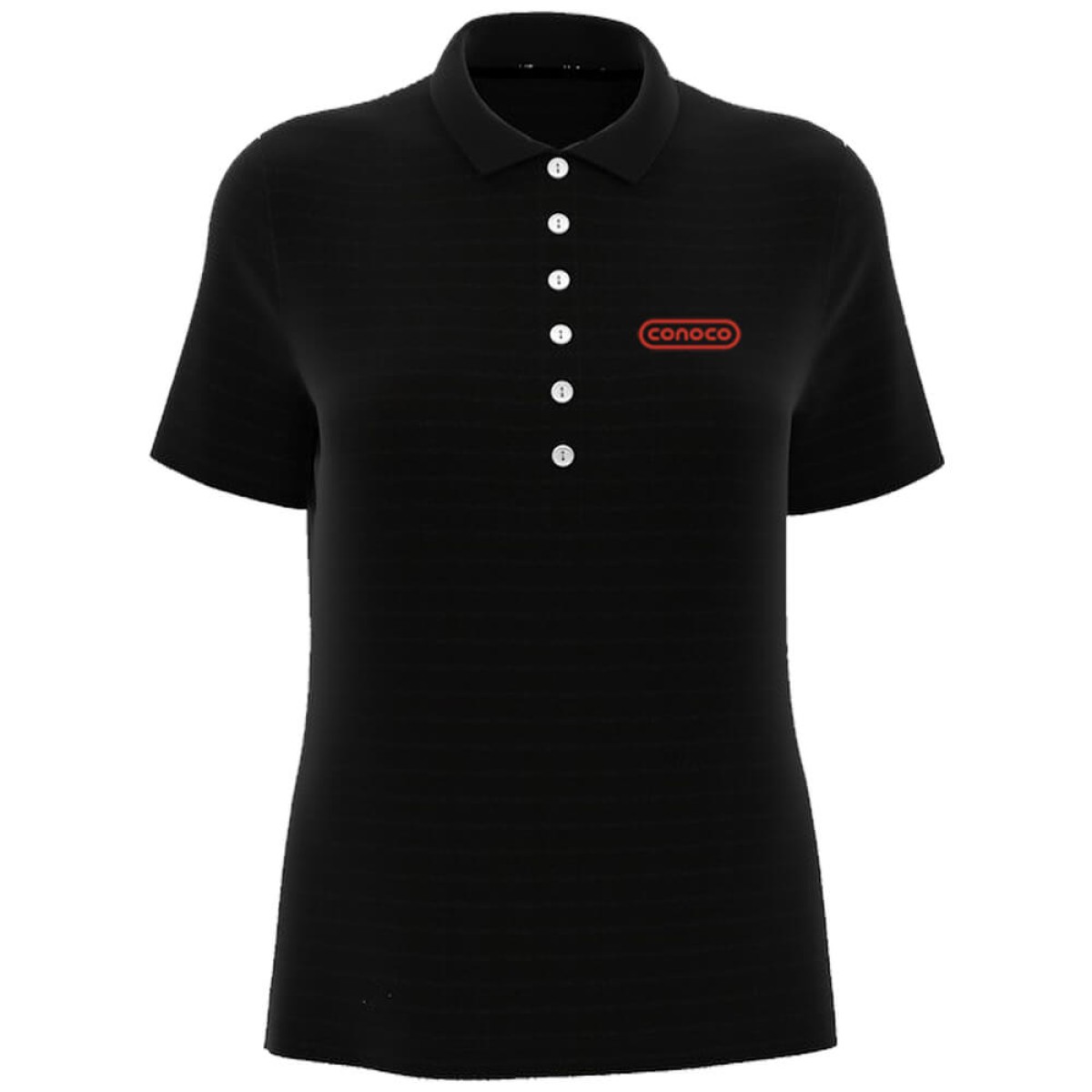 Custom Callaway Opti-Vent Ladies Polo in Black - Decorated