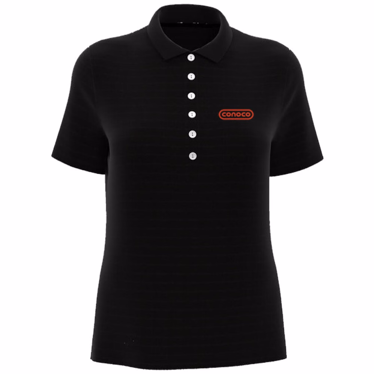 Custom Callaway Opti-Vent Ladies Polo in Black - Decorated