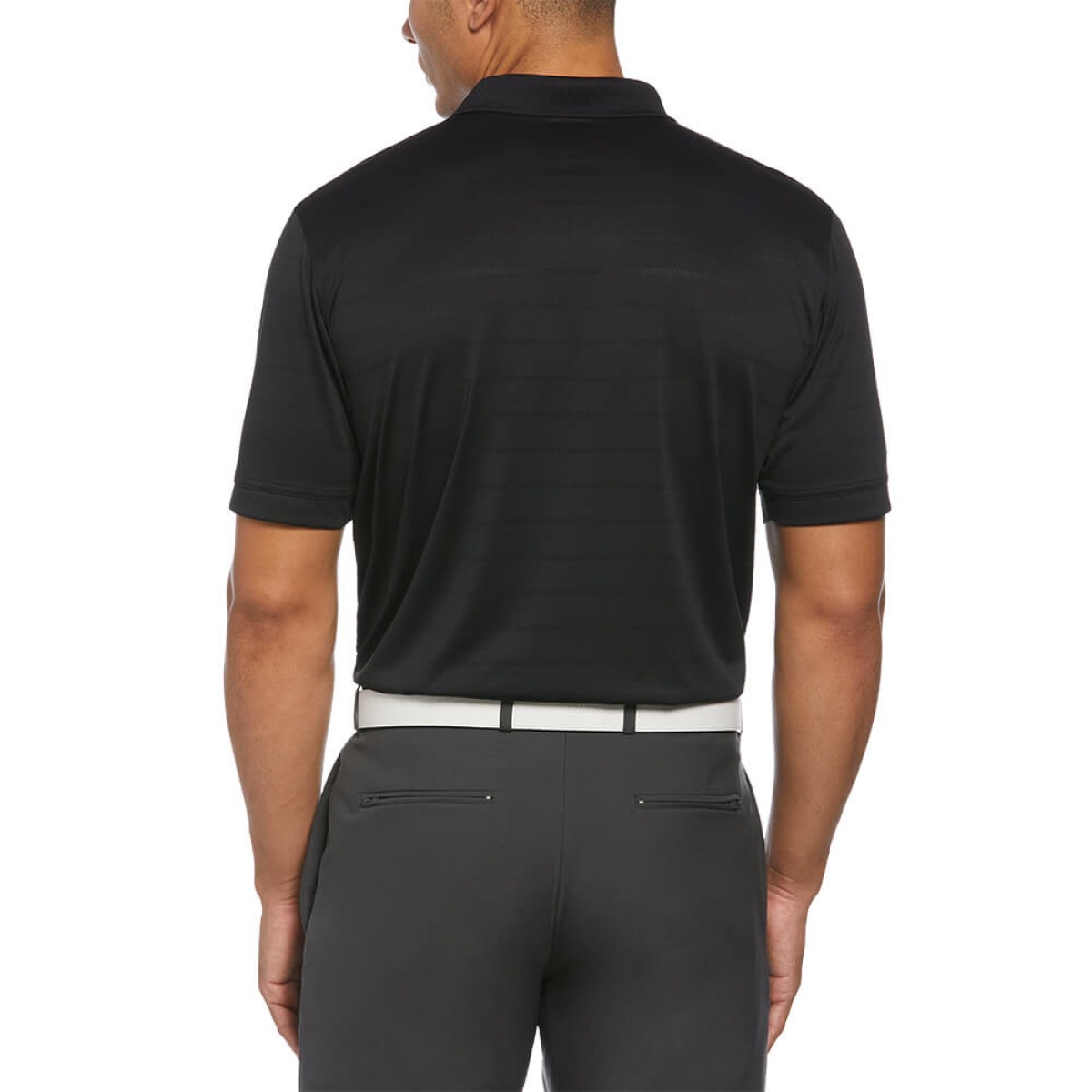 Custom Callaway Opti-Vent Men's Polo in Black - Alternate