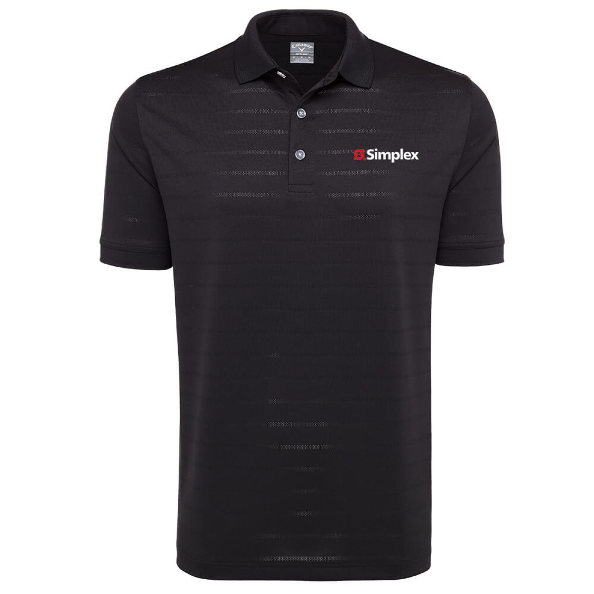 Custom Callaway Opti-Vent Men's Polo in Black - Decorated