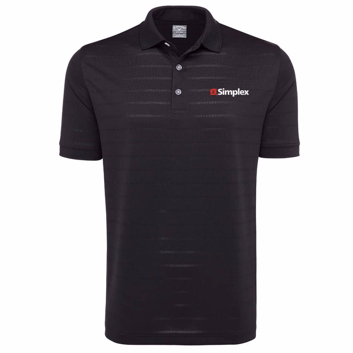 Custom Callaway Opti-Vent Men's Polo in Black - Decorated