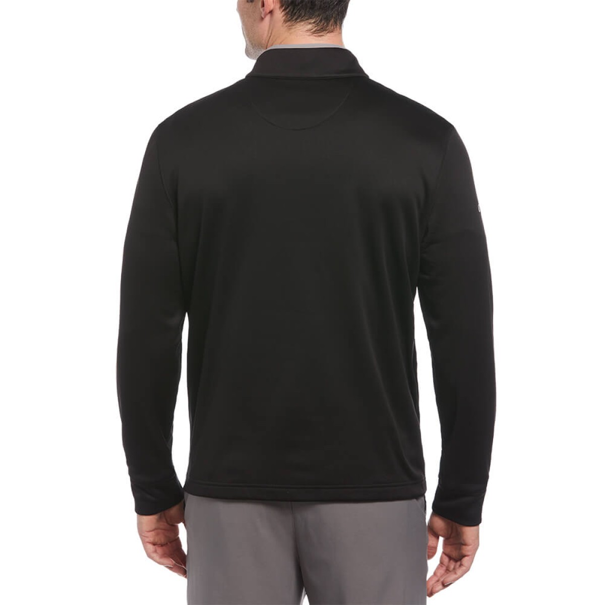 Custom Callaway Ottoman Fleece Men's Pullover in Black - Alternate