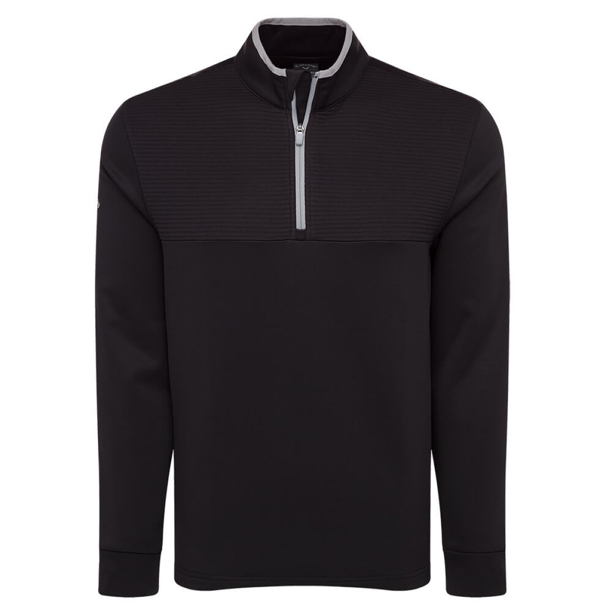 Custom Callaway Ottoman Fleece Men's Pullover in Black - Blank