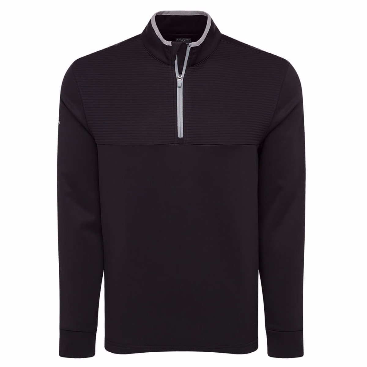 Custom Callaway Ottoman Fleece Men's Pullover in Black - Blank
