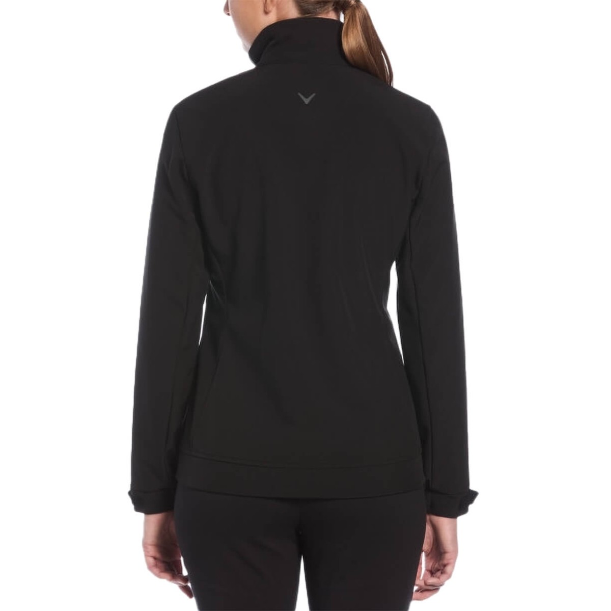 Custom Callaway Soft Shell Full-Zip Ladies Jacket in Black - Alternate