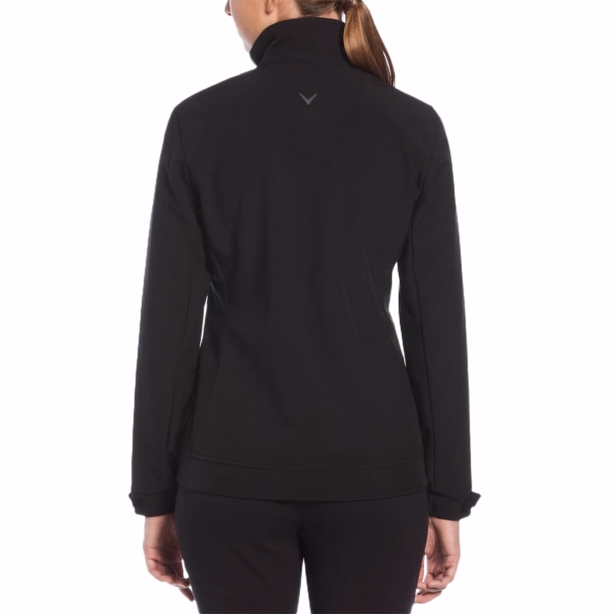 Custom Callaway Soft Shell Full-Zip Ladies Jacket in Black - Alternate