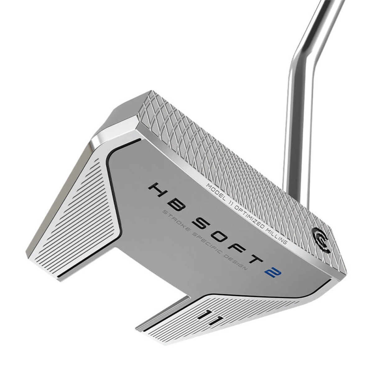 Custom Cleveland Huntington Beach Soft 2 Putter in Stainless Steel - product view
