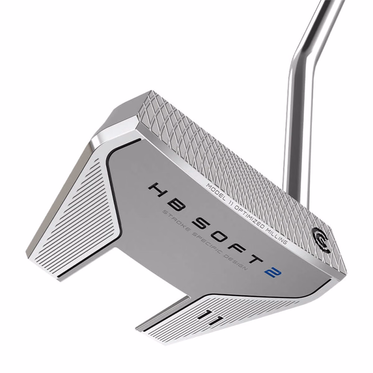 Custom Cleveland Huntington Beach Soft 2 Putter in Stainless Steel - product view