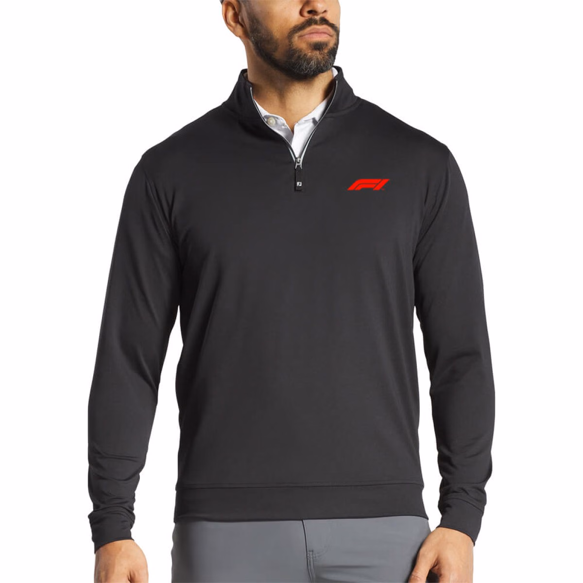 Custom Footjoy Men Approach Quarter-Zip with Custom Logo