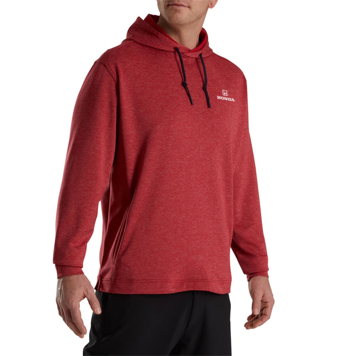 Custom Footjoy Men Lightweight Hoodie in Red - Decorated