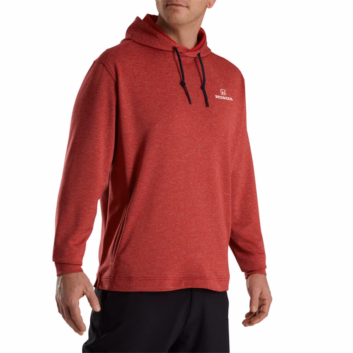 Custom Footjoy Men Lightweight Hoodie in Red - Decorated