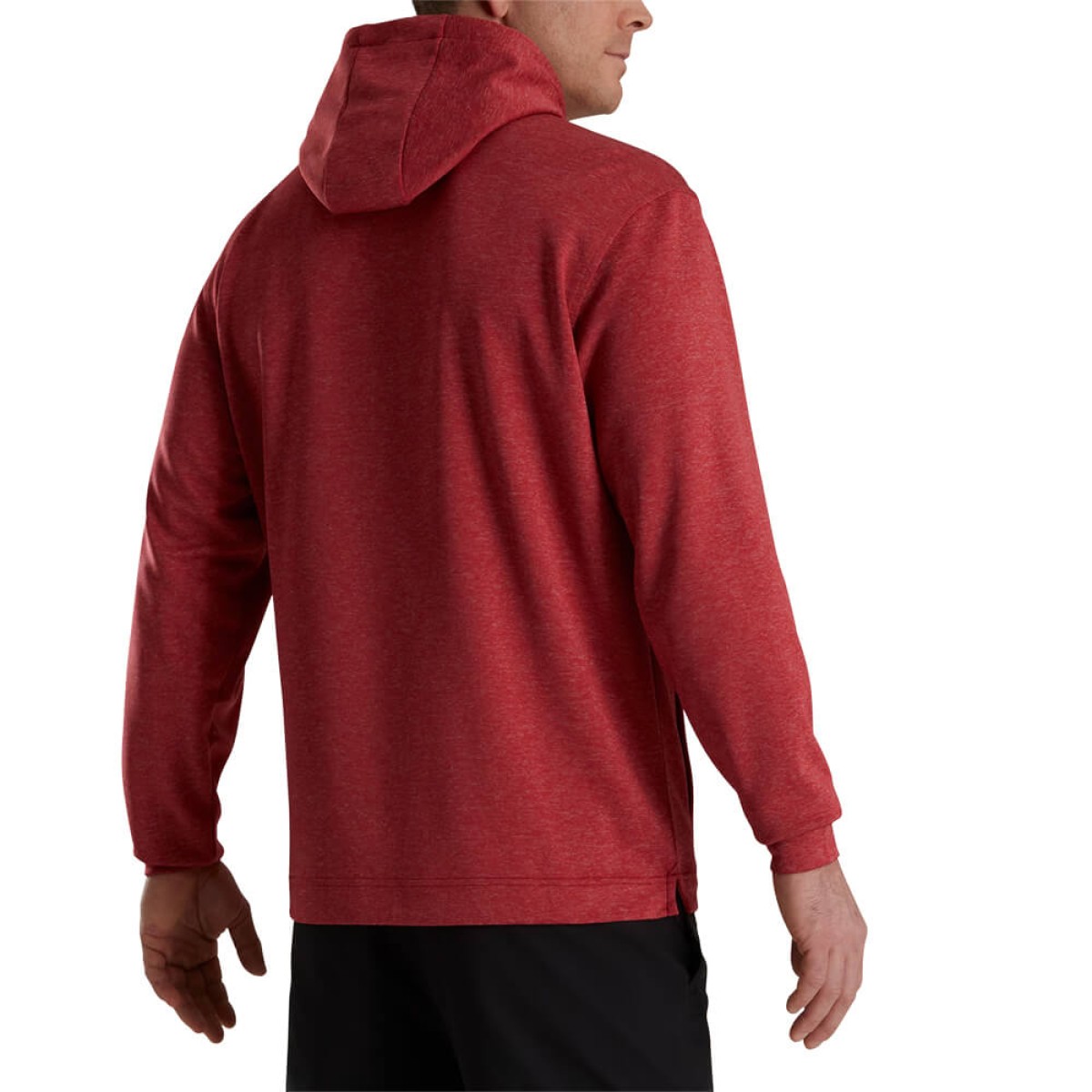 Custom Footjoy Men Lightweight Hoodie in Red - Alternate