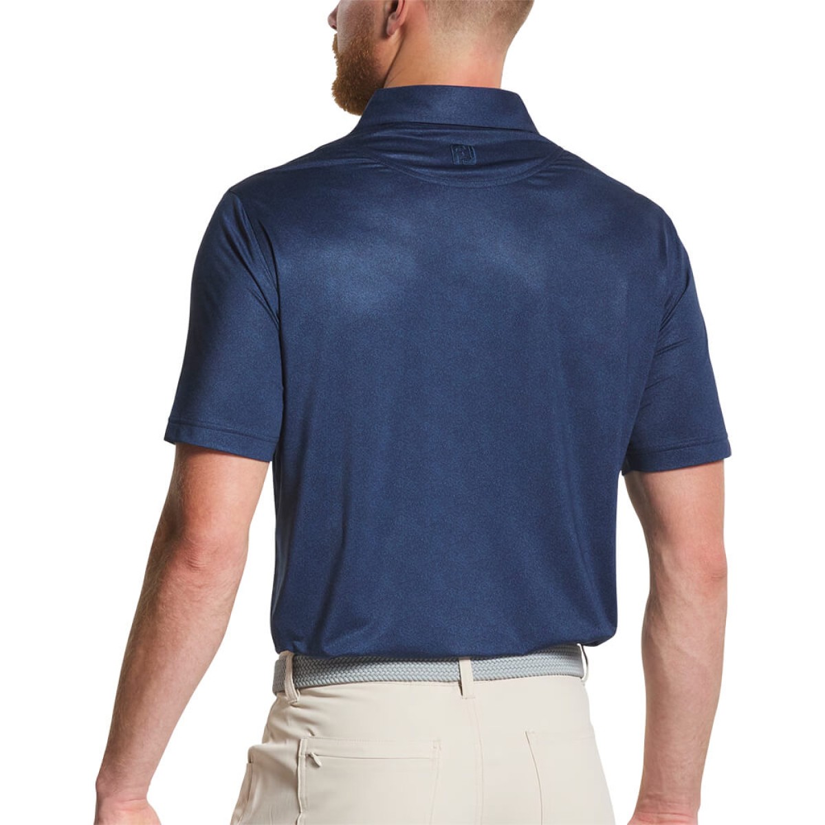 Custom Footjoy Men Speckle Lisle in Navy - Alternate