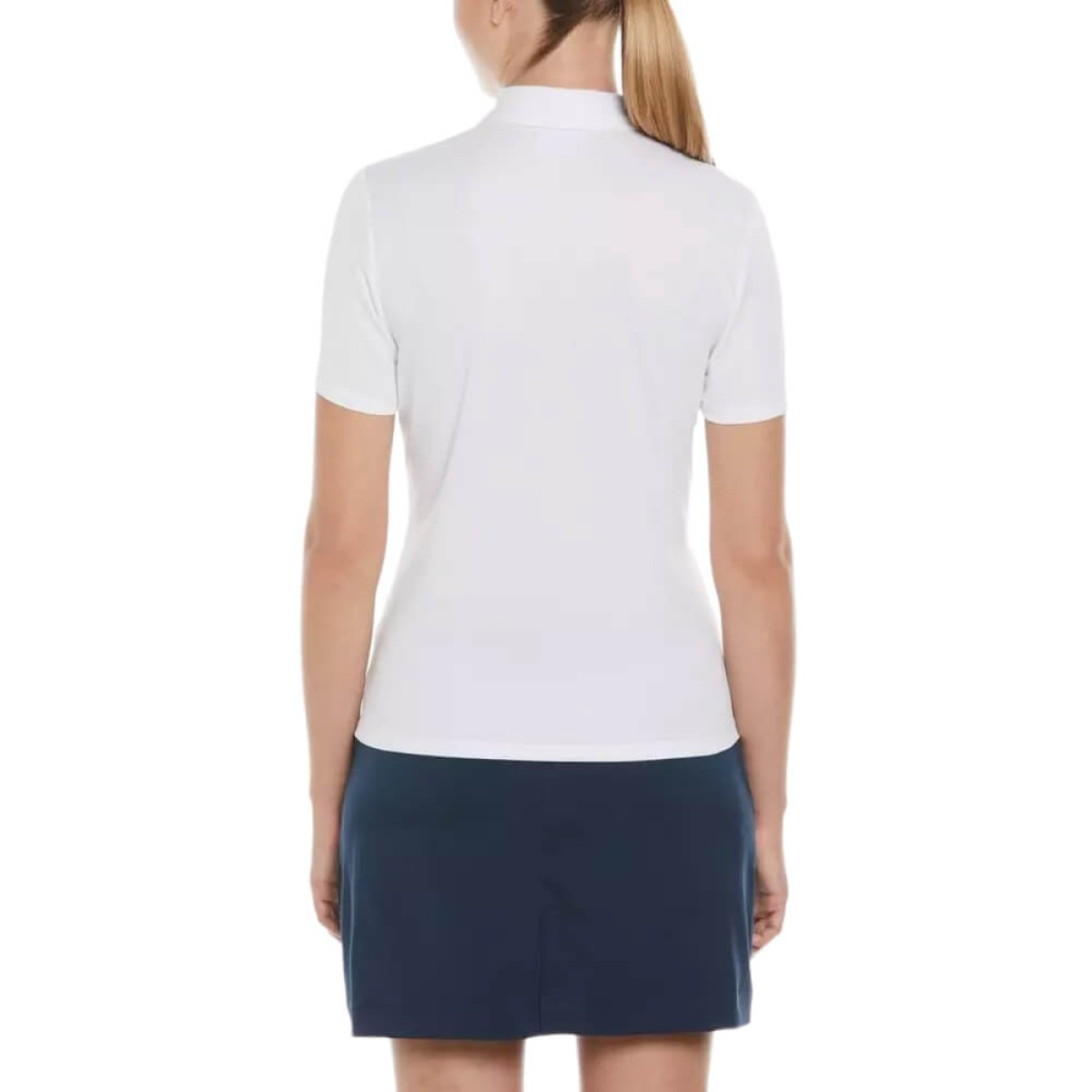 Custom PGA Tour Airflux Ladies Polo in White - Alternate