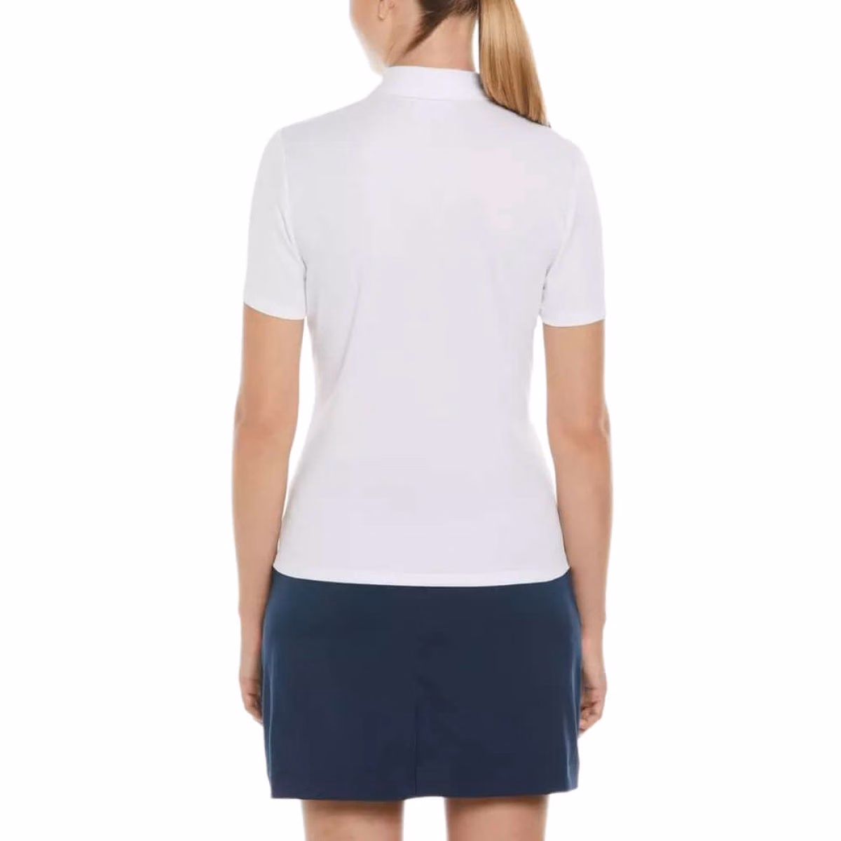 Custom PGA Tour Airflux Ladies Polo in White - Alternate