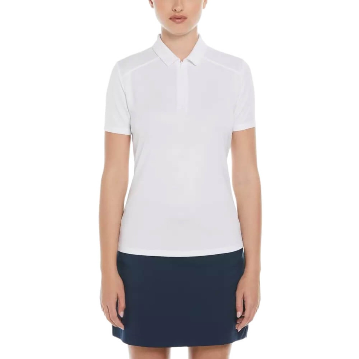 Custom PGA Tour Airflux Ladies Polo in White - Blank