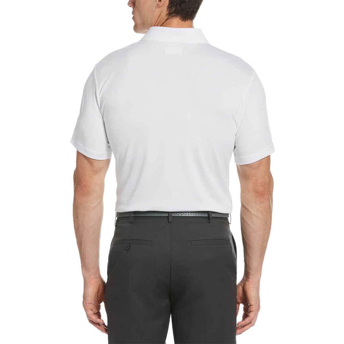Custom PGA Tour Airflux Men's Polo in White - Alternate