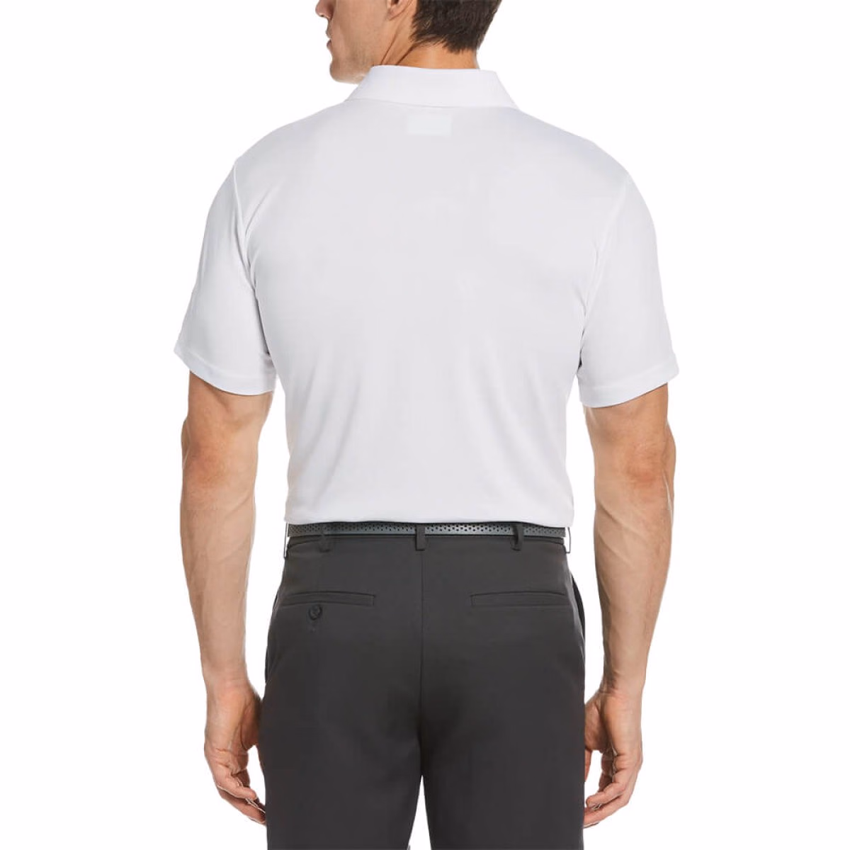 Custom PGA Tour Airflux Men's Polo in White - Alternate