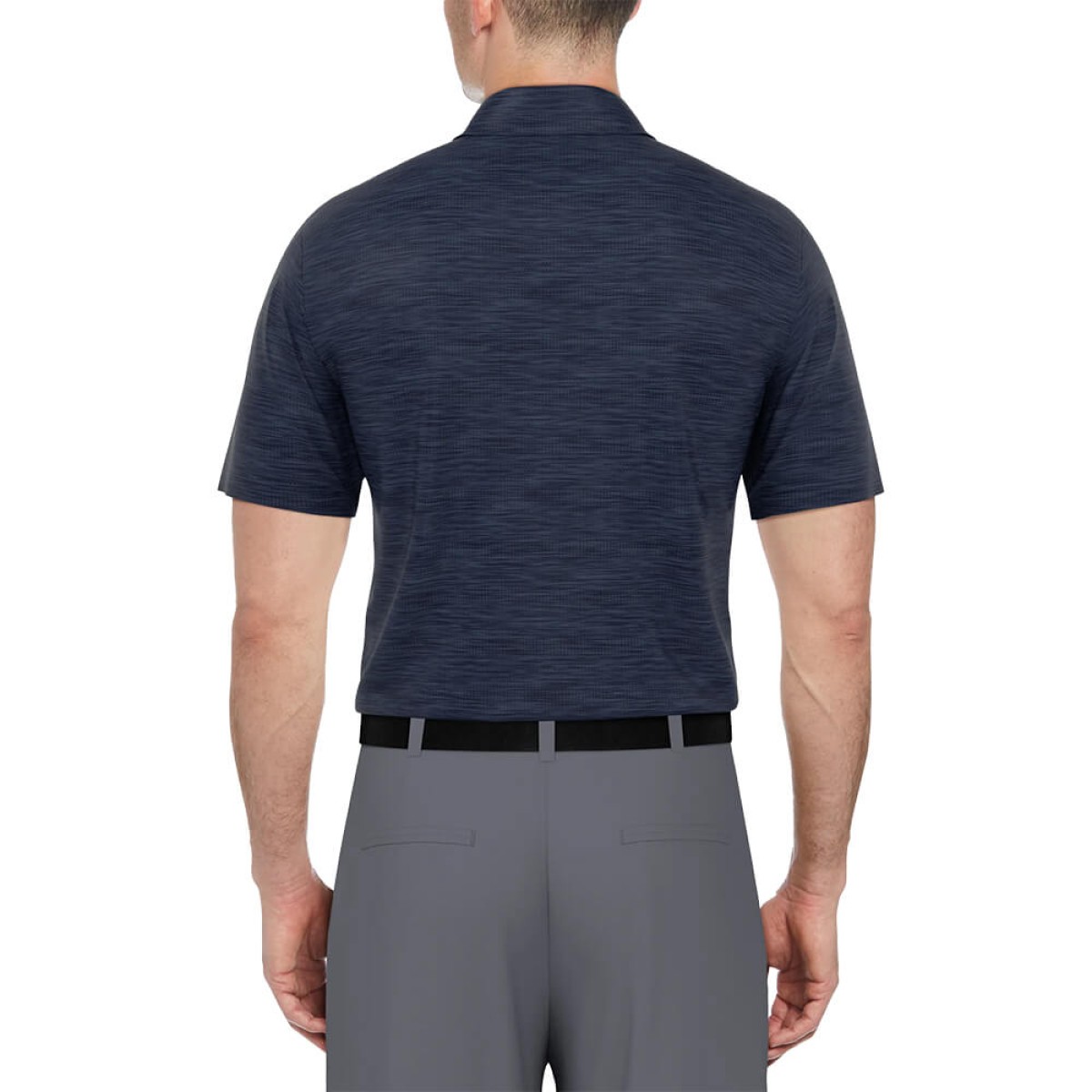 Custom PGA Tour Jaspe Airflux Men's Polo in Navy - Alternate