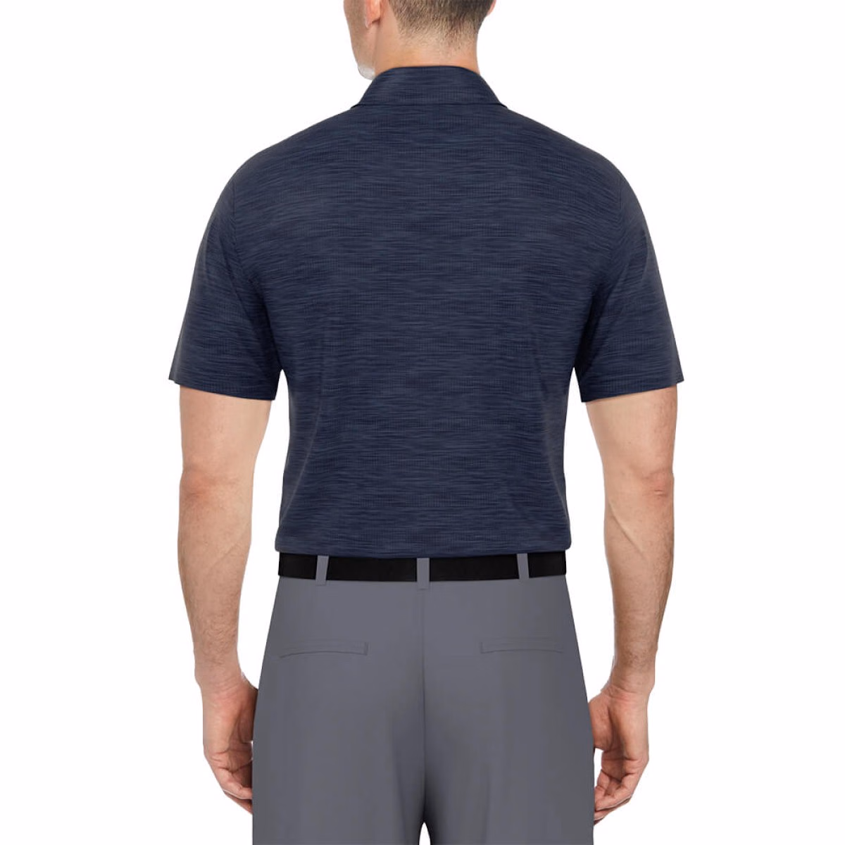 Custom PGA Tour Jaspe Airflux Men's Polo in Navy - Alternate