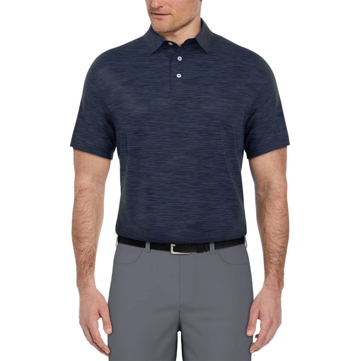Custom PGA Tour Jaspe Airflux Men's Polo in Navy - Blank