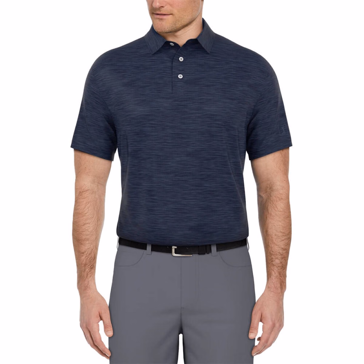 Custom PGA Tour Jaspe Airflux Men's Polo in Navy - Blank