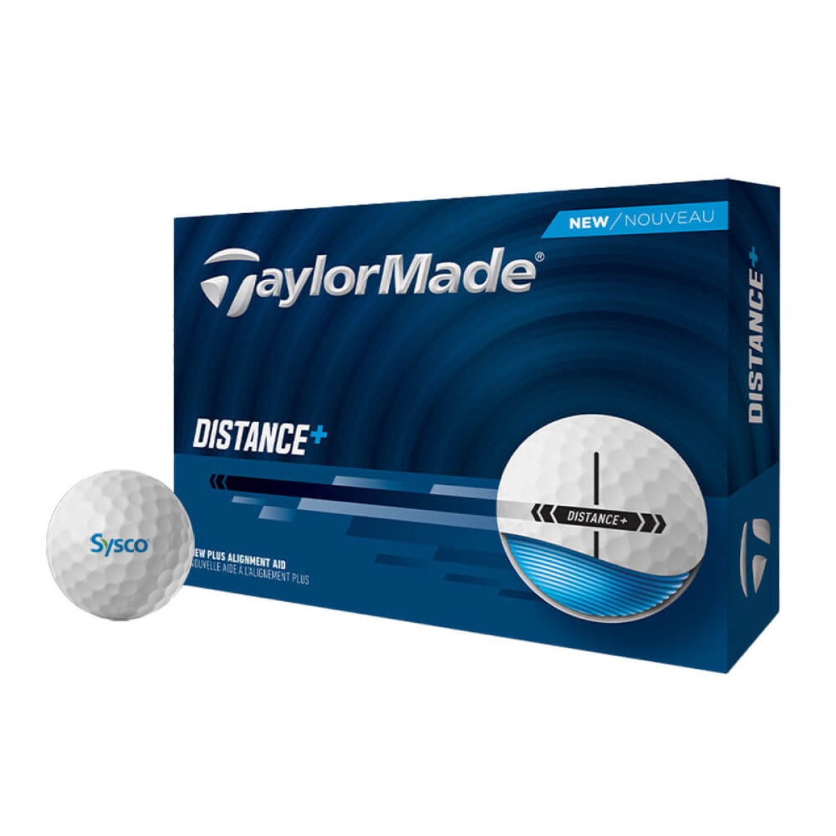 Custom TaylorMade Distance+ Golf Balls with Logo