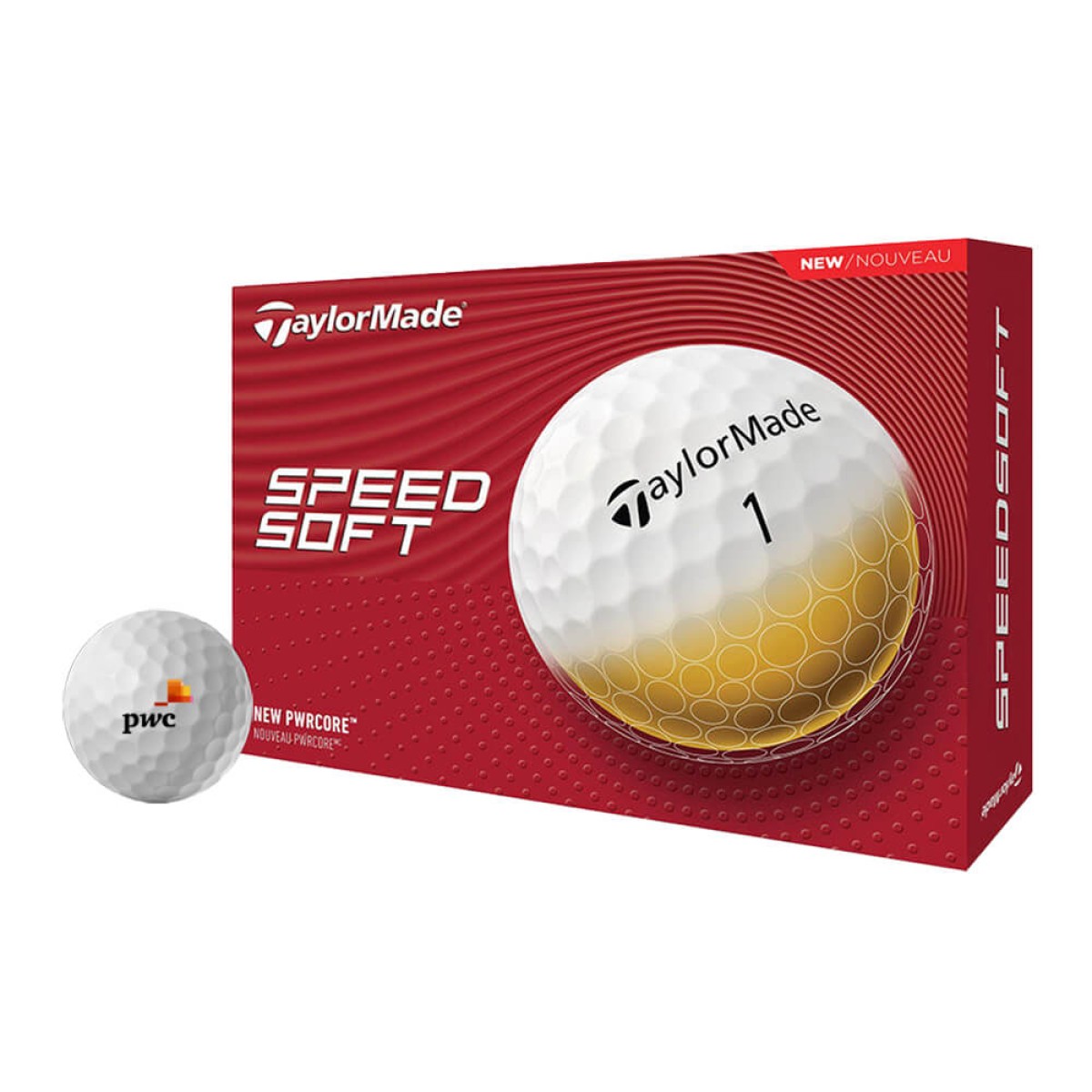 Custom TaylorMade SpeedSoft Golf Balls with Logo