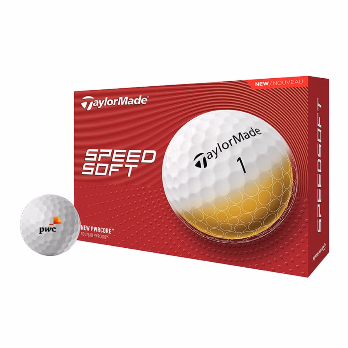 Custom TaylorMade SpeedSoft Golf Balls with Logo