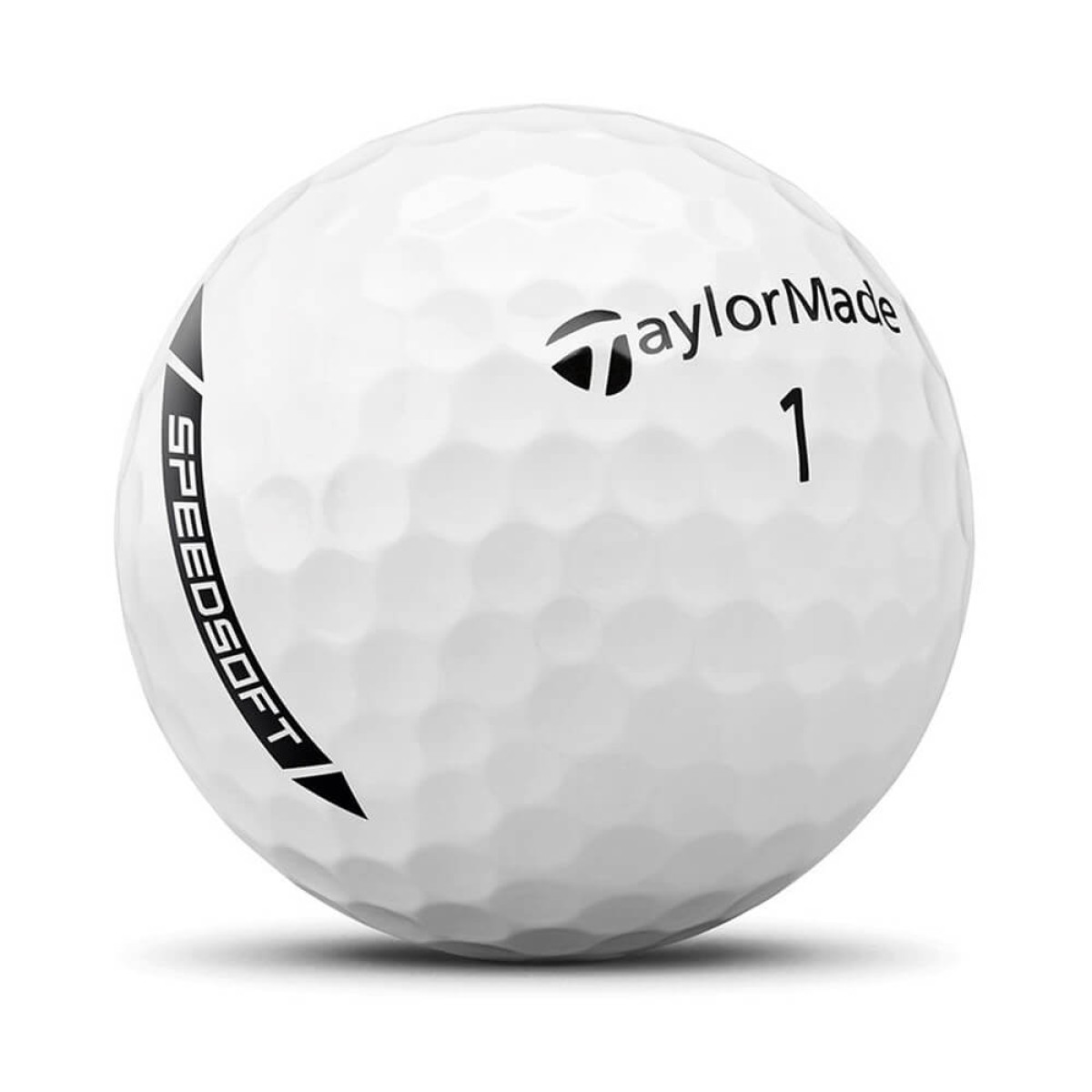 Custom TaylorMade SpeedSoft Golf Balls in White - Alternate