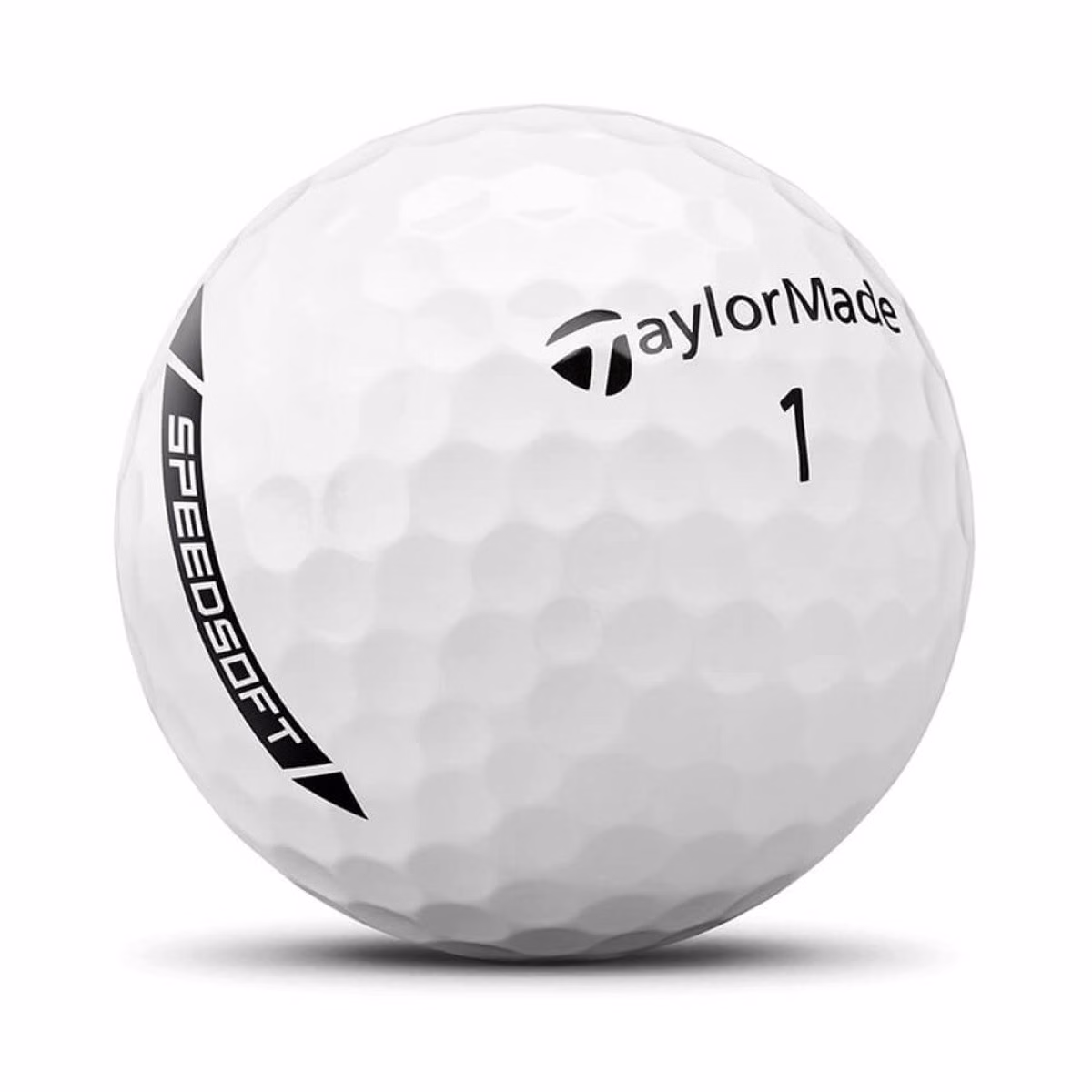 Custom TaylorMade SpeedSoft Golf Balls in White - Alternate