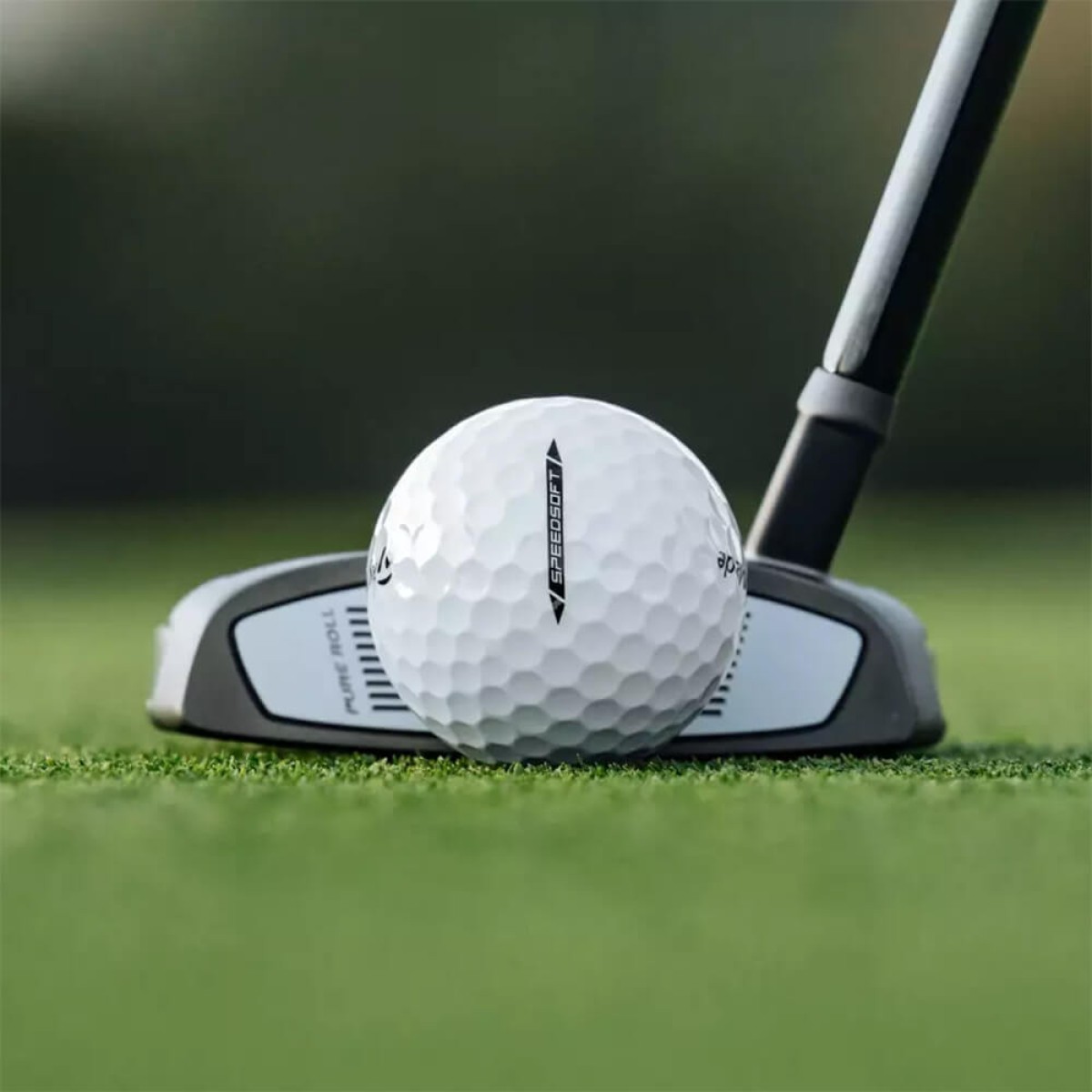 Custom TaylorMade SpeedSoft Golf Balls in White - Alternate