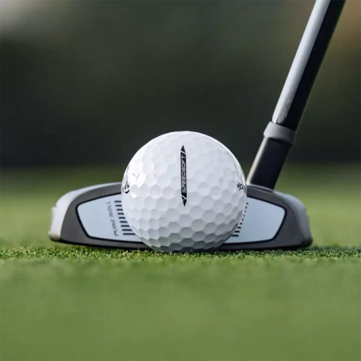 Custom TaylorMade SpeedSoft Golf Balls in White - Alternate