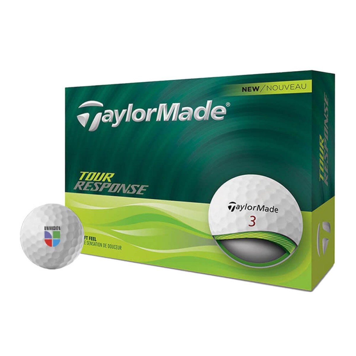 Custom TaylorMade Tour Response Golf Balls with Logo