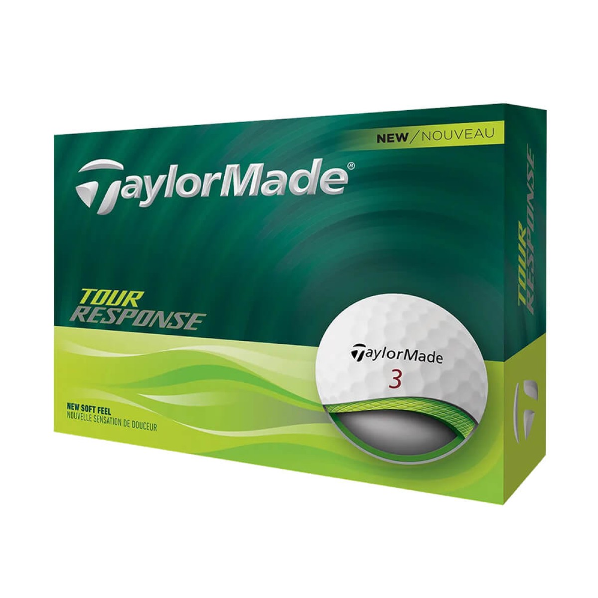 Custom TaylorMade Tour Response Golf Balls in White - Alternate